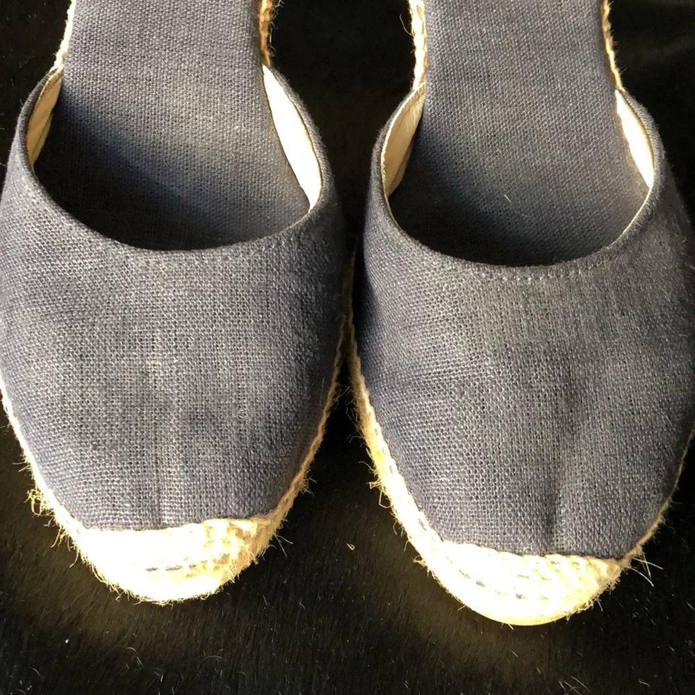 Toni Pons Blue Weave Espadrilles - Picture 8 of 11